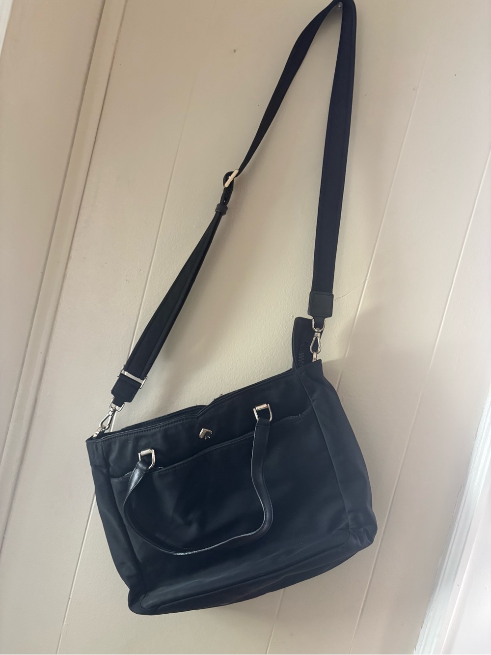 kate spade Black Interior Tote with Logo Lining
